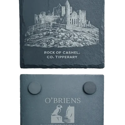 Personalised Slate Coaster | Custom Engraved Natural Slate Drink Coaster